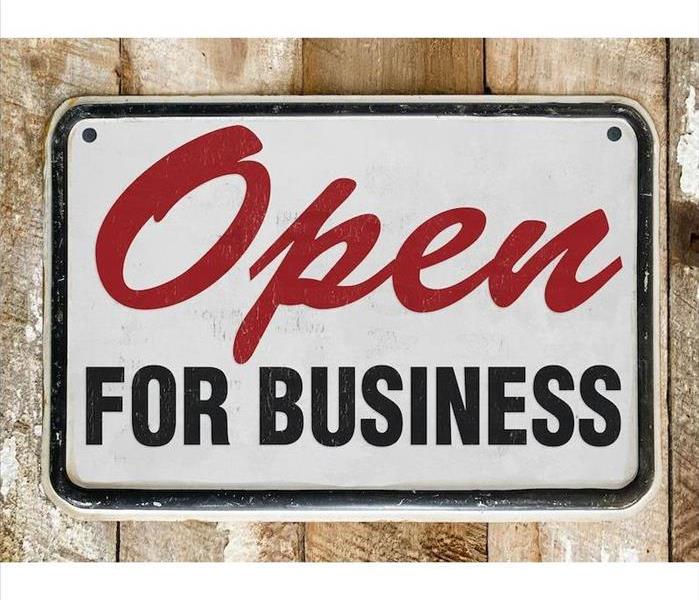 "Open for business"